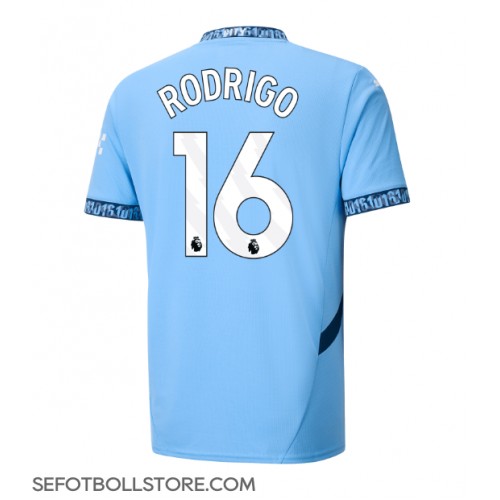 Manchester City Rodri Hernandez #16 Replika Hemmatröja 2024-25 Kortärmad